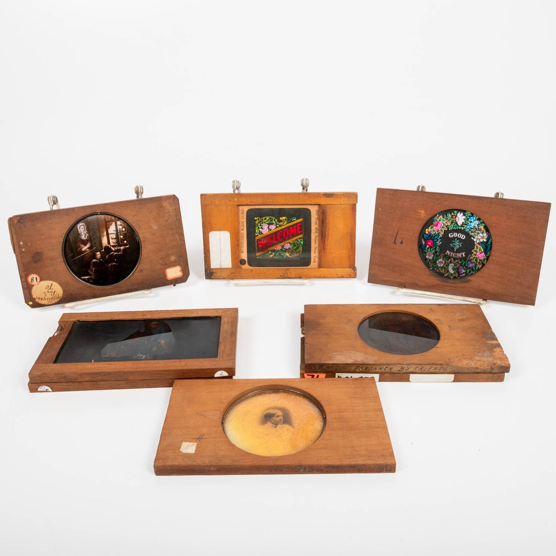 8 English Magic Lantern Slides (1 of 3)