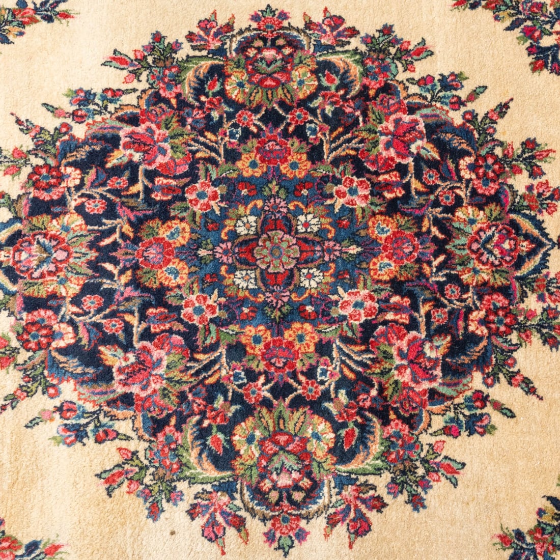 A Kerman Wool Rug - 4