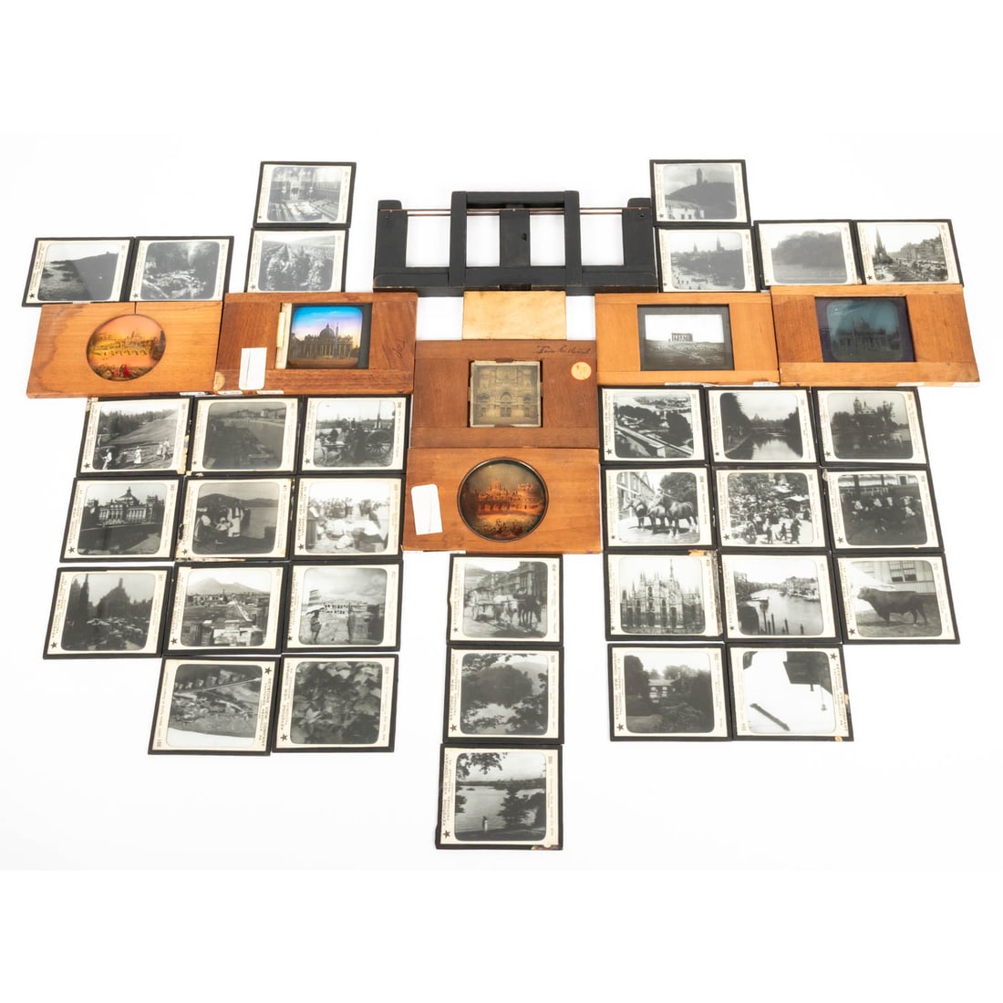 40 Magic Lantern Slides of Europe (1 of 5)