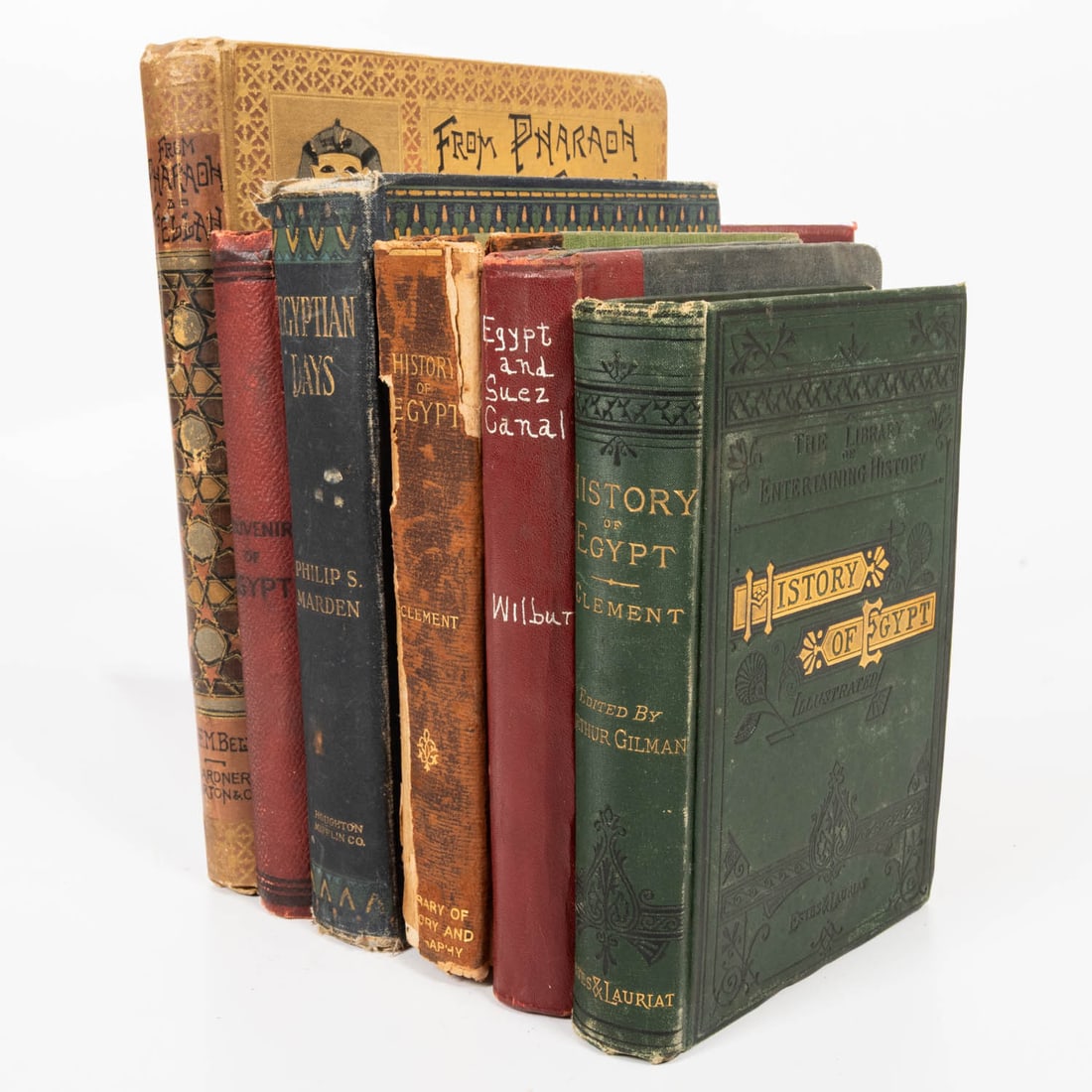 Set of books on Egypt and Magic Lantern Slides on Egypt. (1 of 10)