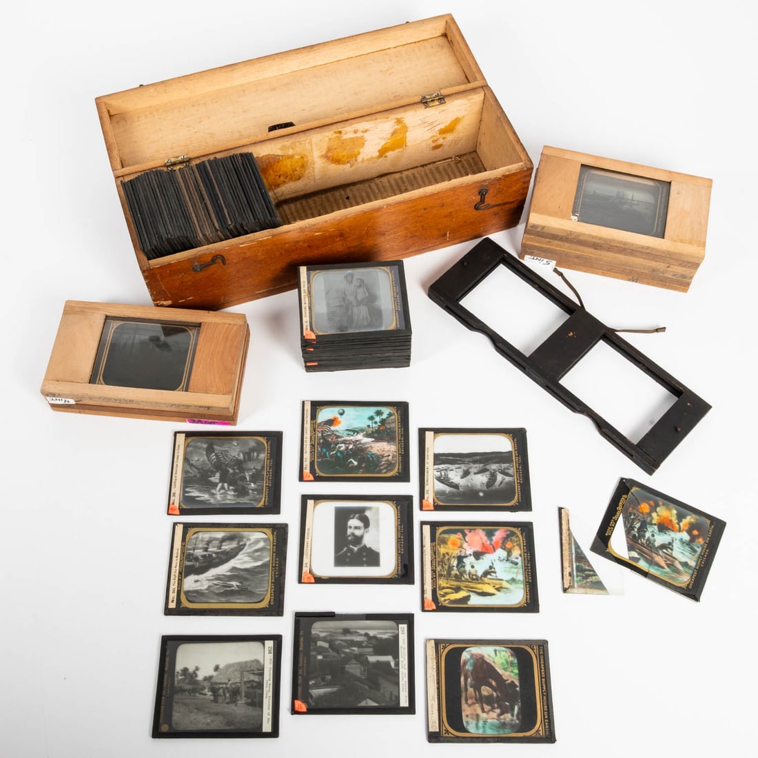 66 American Military Lantern Slides (1 of 3)