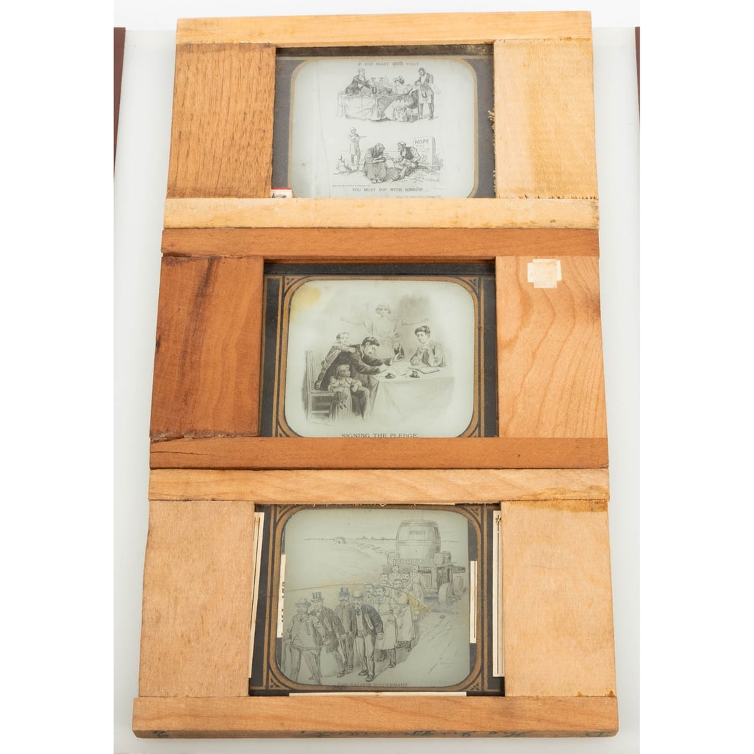 30 Temperance Movement Magic Lantern Slides - 3