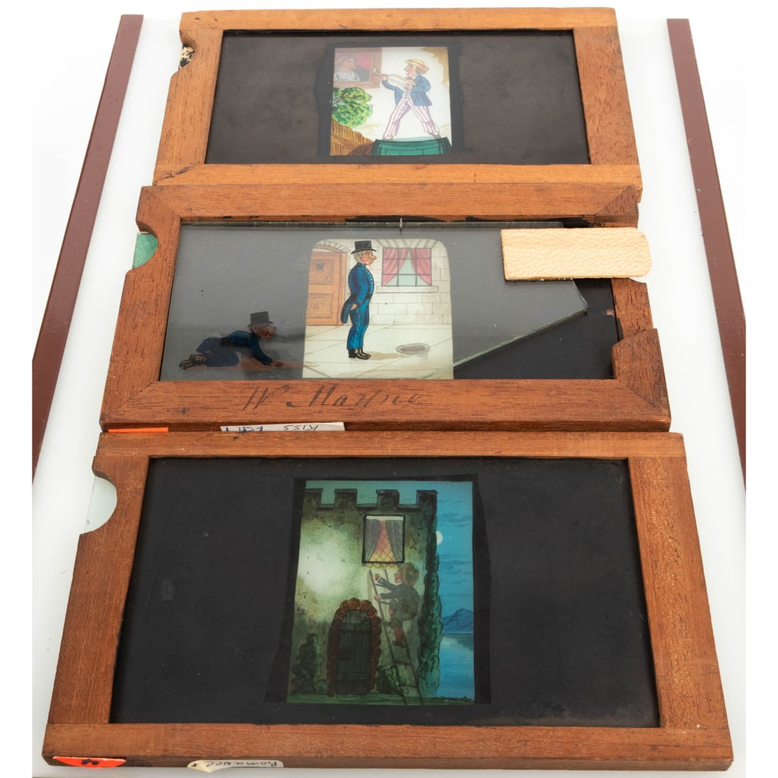 9 Romance Theme Magic Lantern Slides - 2