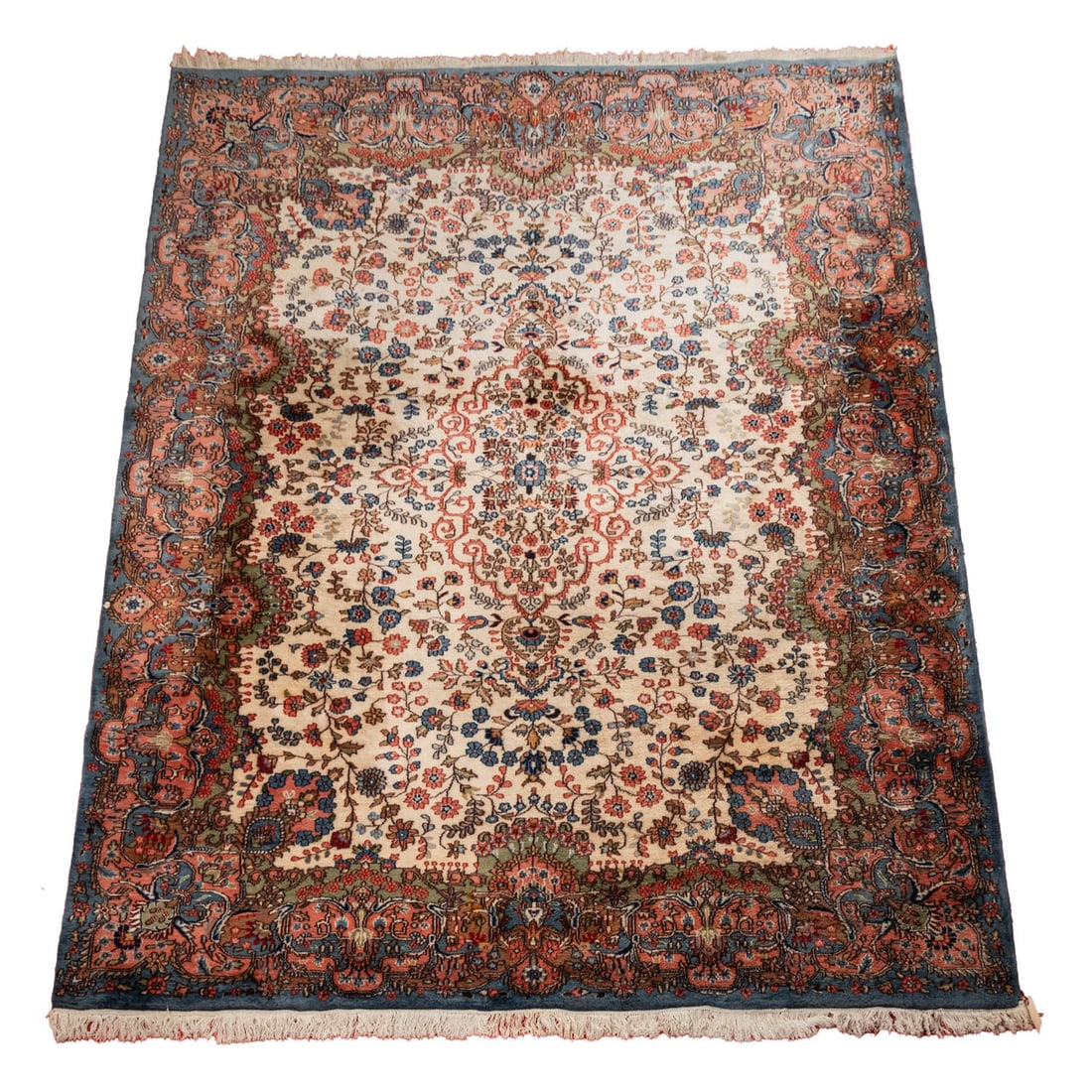 A Kerman Wool Rug (1 of 4)