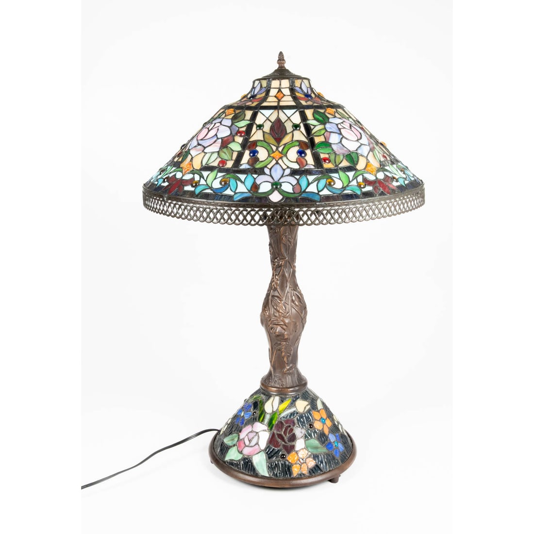 Stained Glass Table Lamp. (1 of 8)