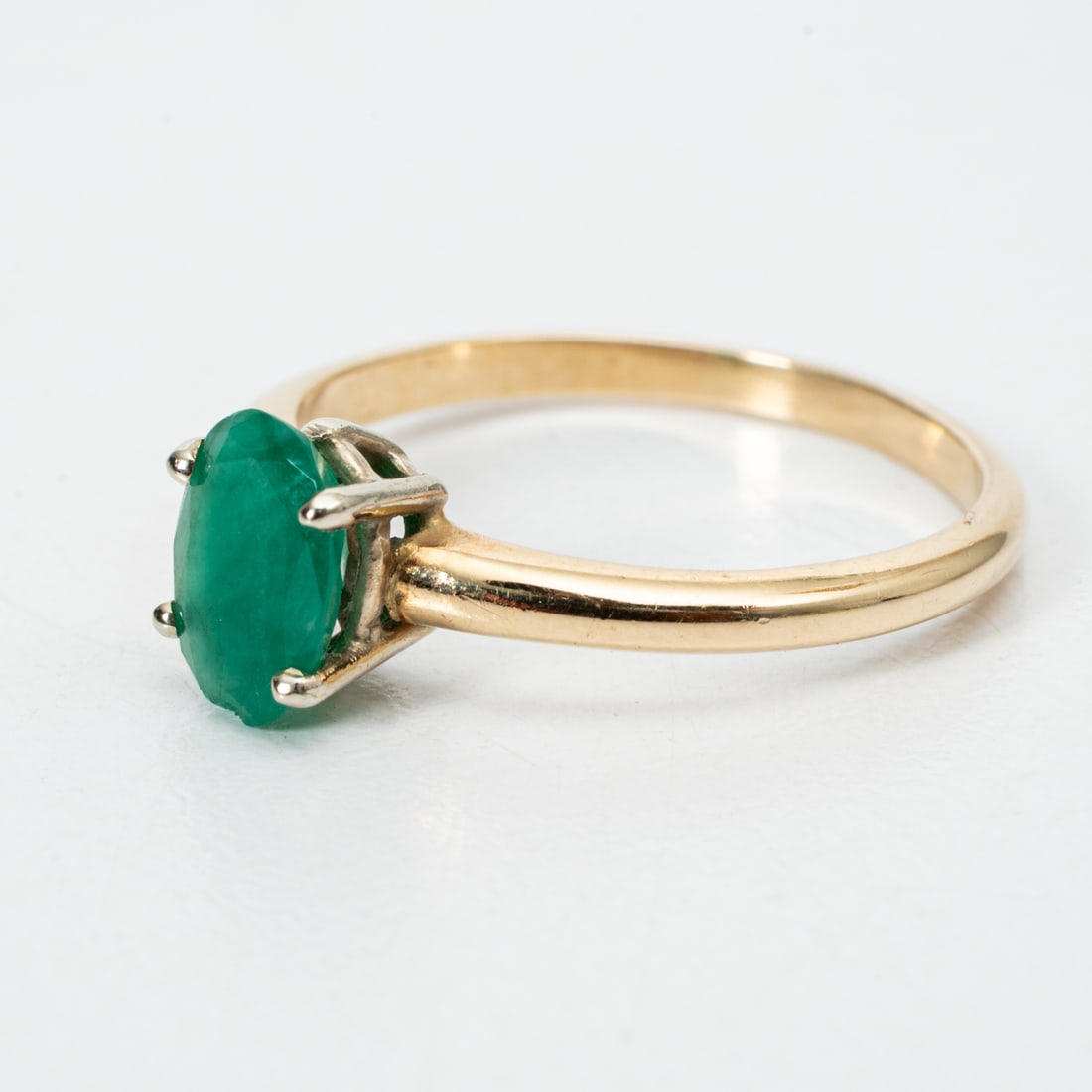 14K Yellow Gold and Emerald Ring (1 of 6)