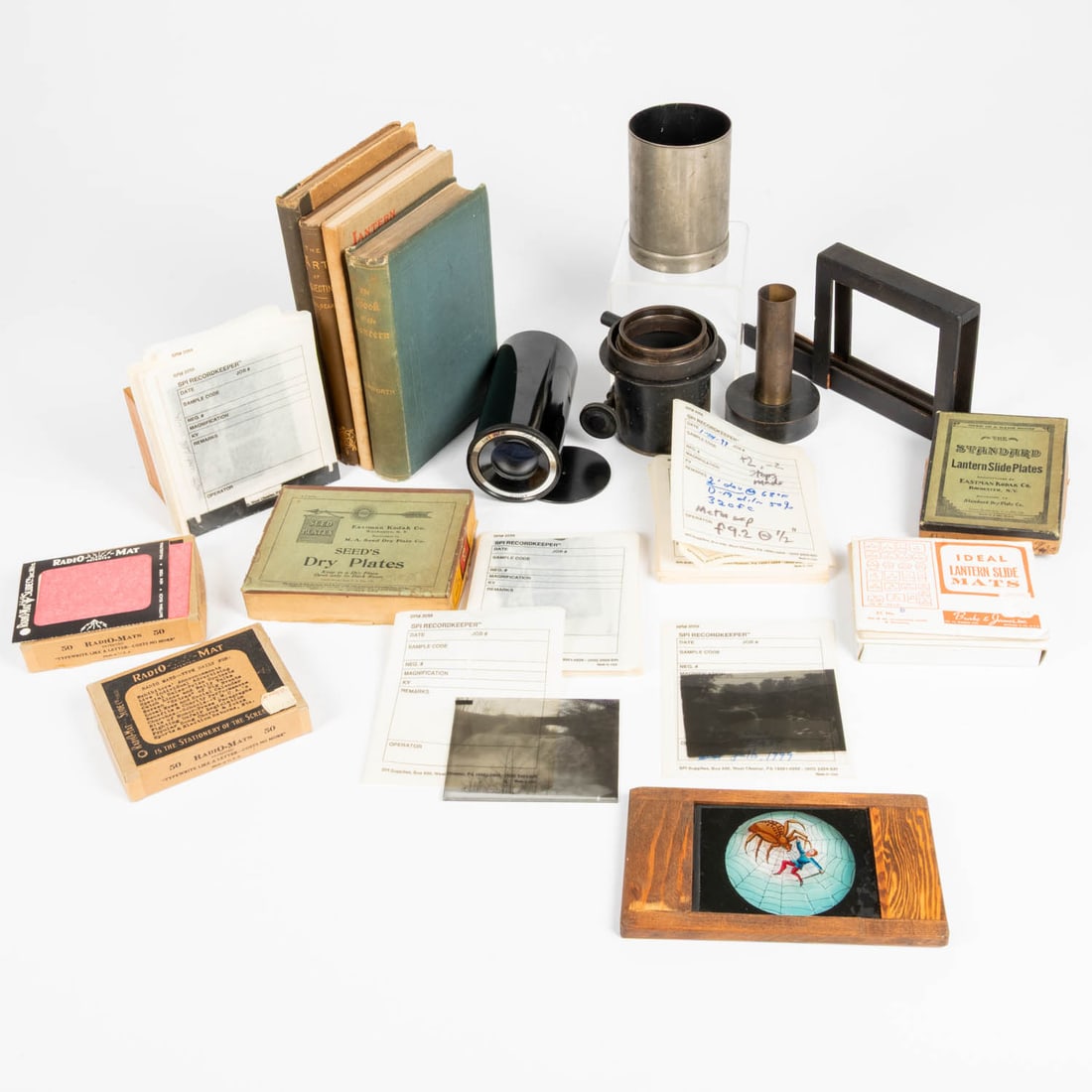 Set of Magic Lantern Slide Accessories (1 of 9)