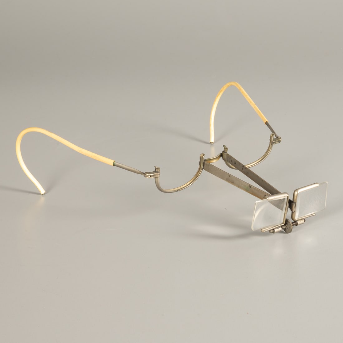 An American Pair of Optical C. Magnifying Eyeglasses: An American Pair of Optical C. Magnifying Eyeglasses, Early 20th Century, L: 9 x W: 5 x H: 3 in.