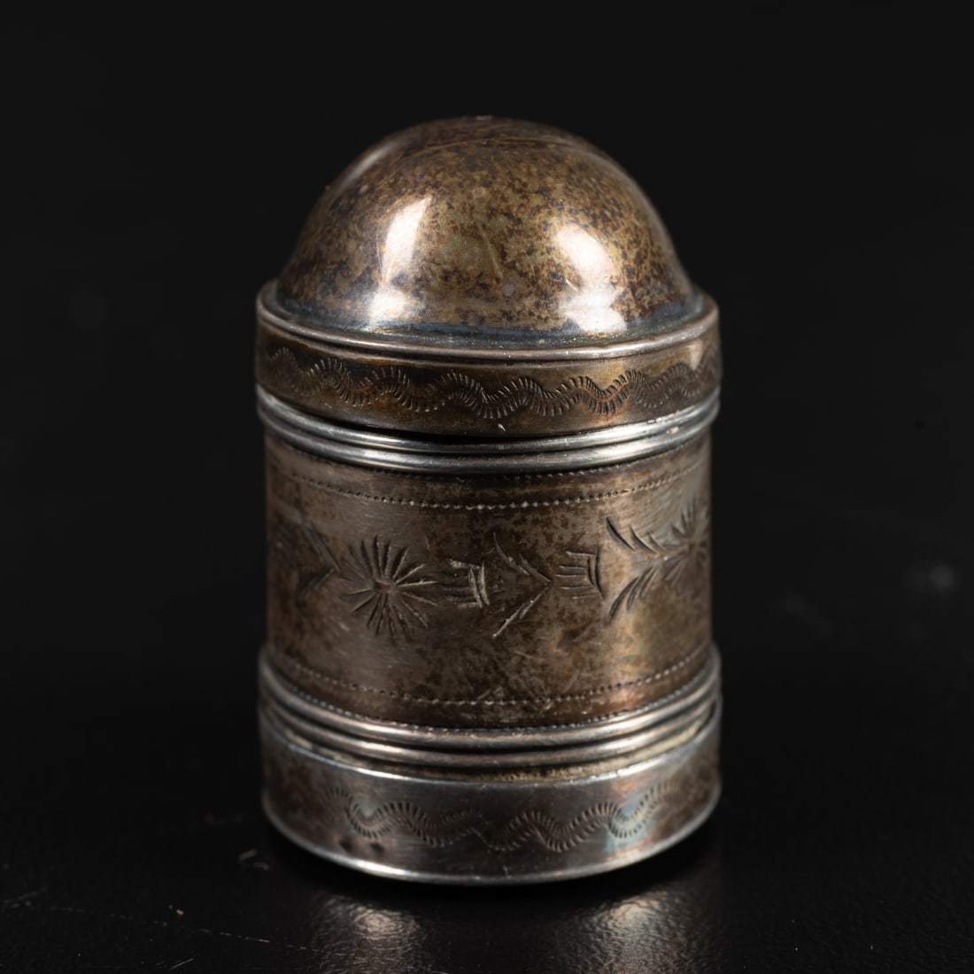 Five Sterling Silver Objets de Vertu - 3