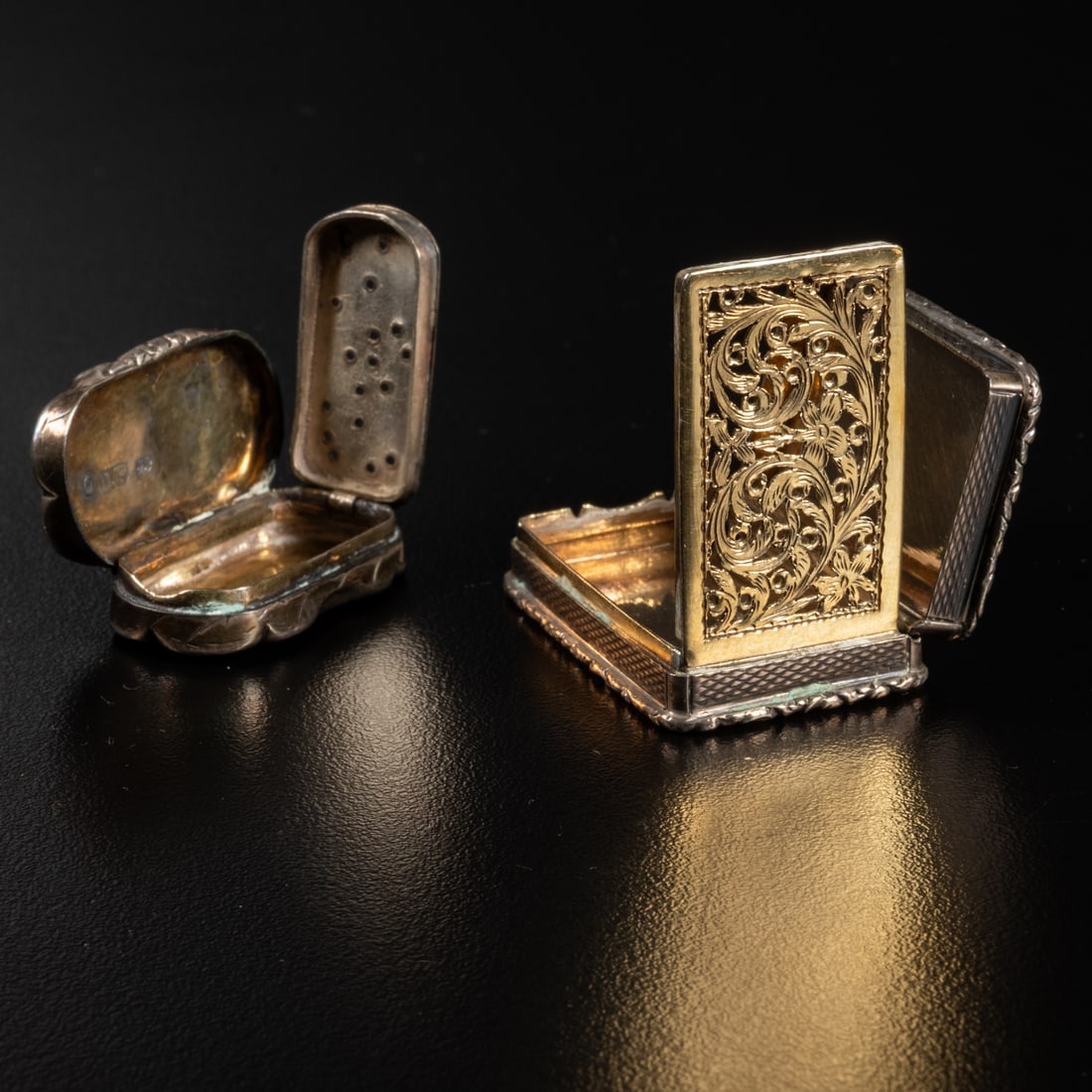 Five Sterling Silver Objets de Vertu - 6