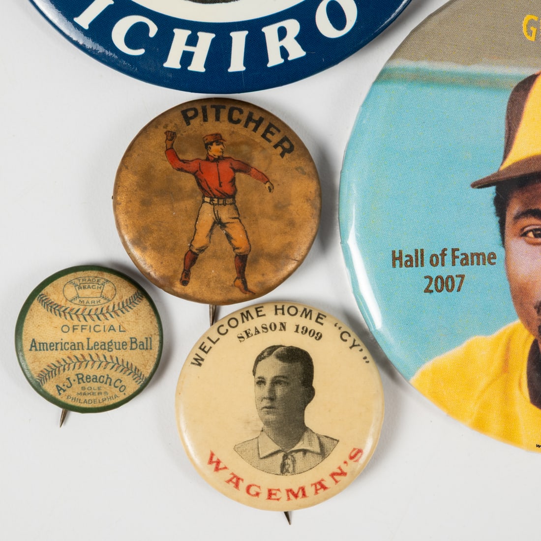 Eight Baseball Themed Pinbacks - 3