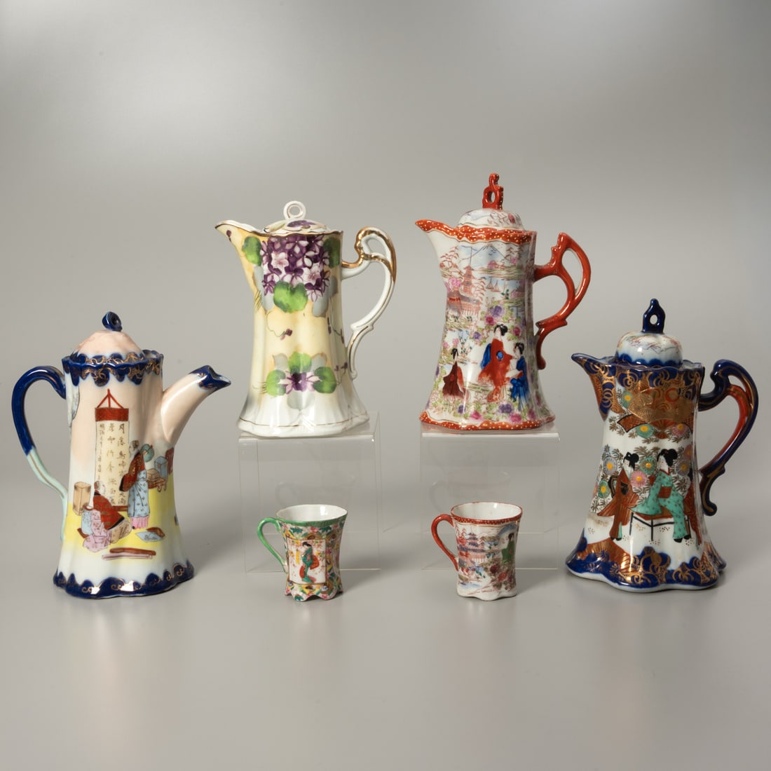 Six Japanese Chocolate Decorative Items (1 of 8)