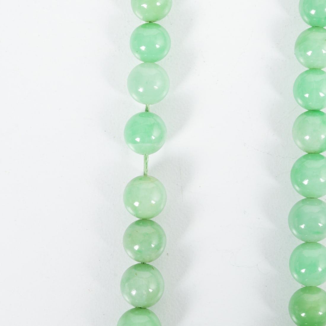 Two Jade Bead Necklaces - 2