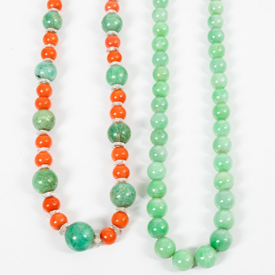 Two Jade Bead Necklaces - 3