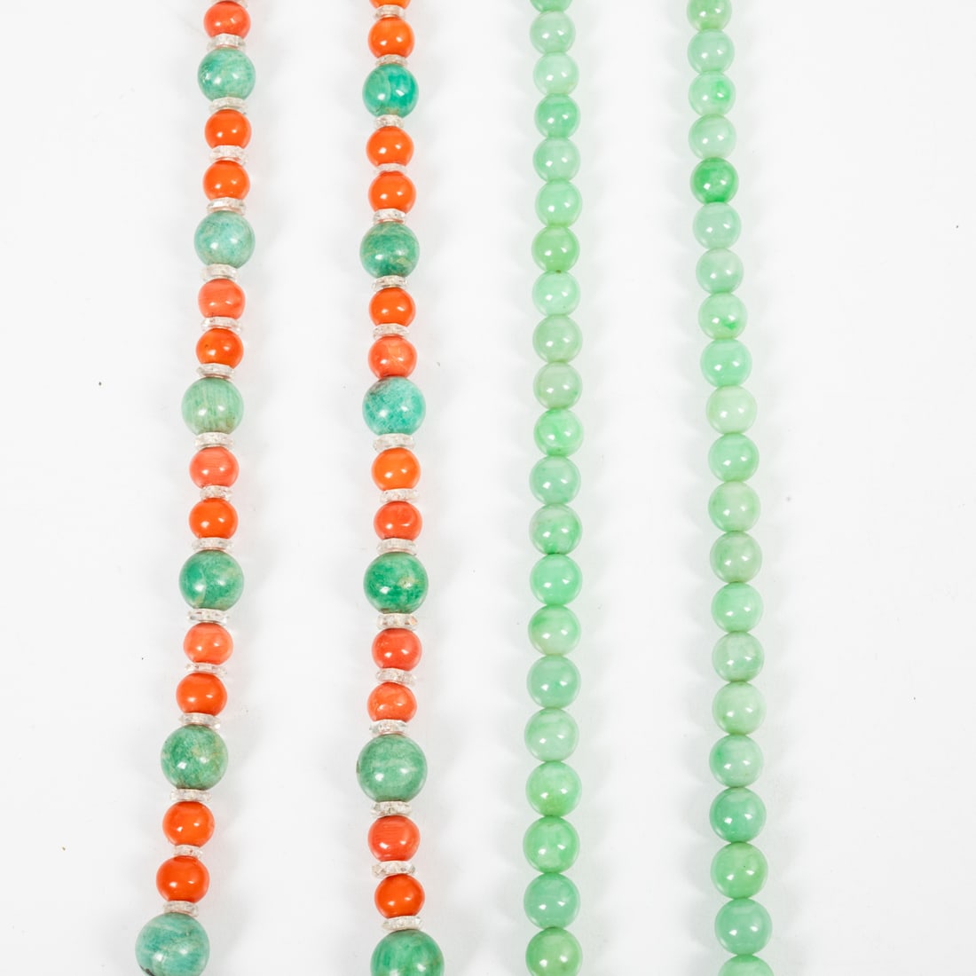 Two Jade Bead Necklaces - 5