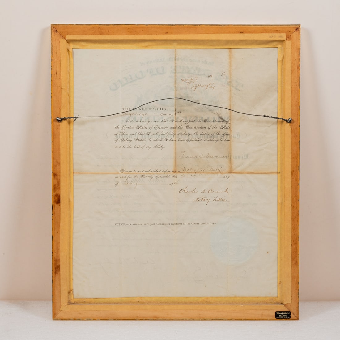 1894 William McKinley Document. - 4