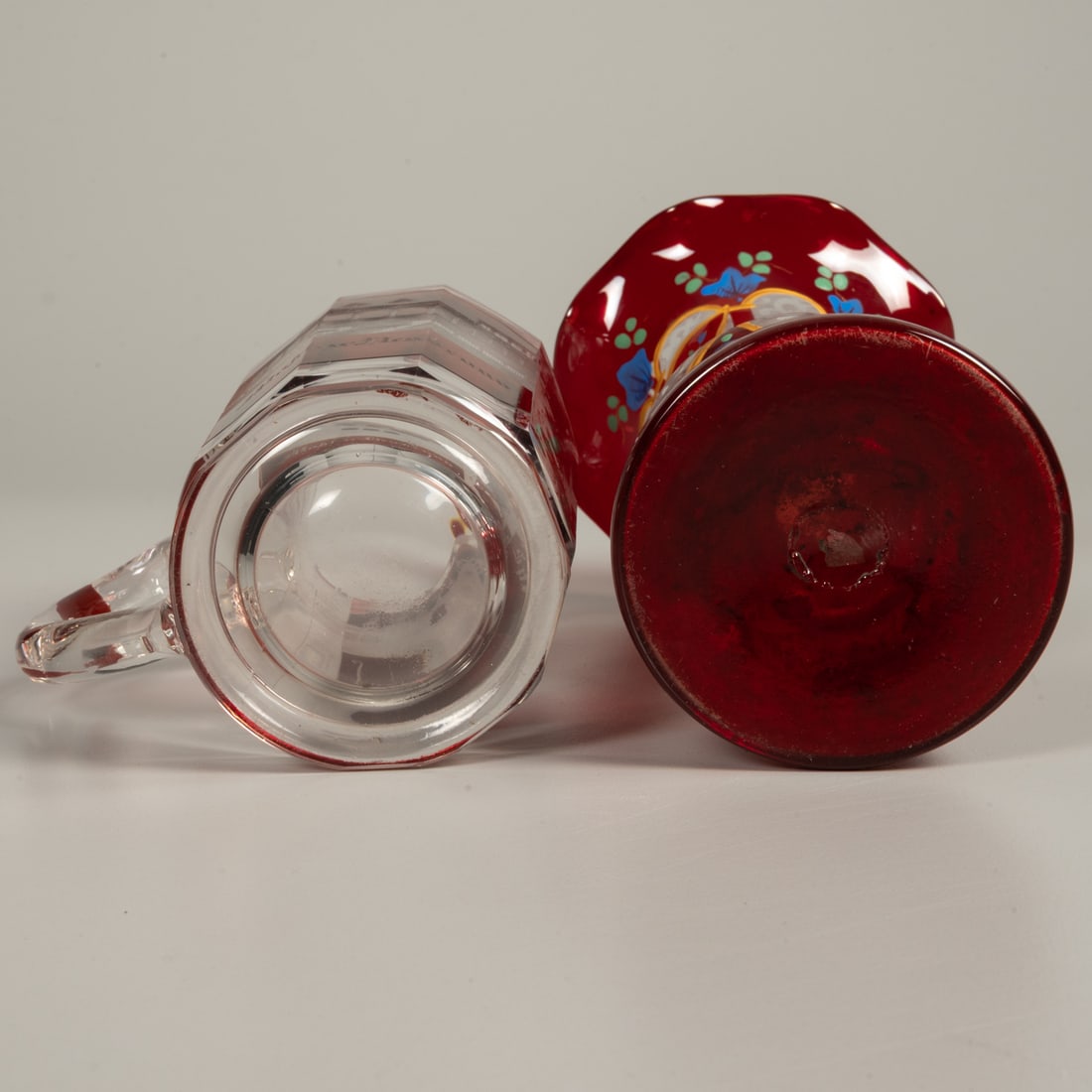 Five Glass Decorative Items - 2