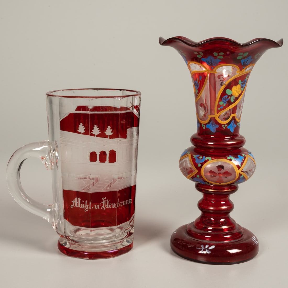 Five Glass Decorative Items - 3