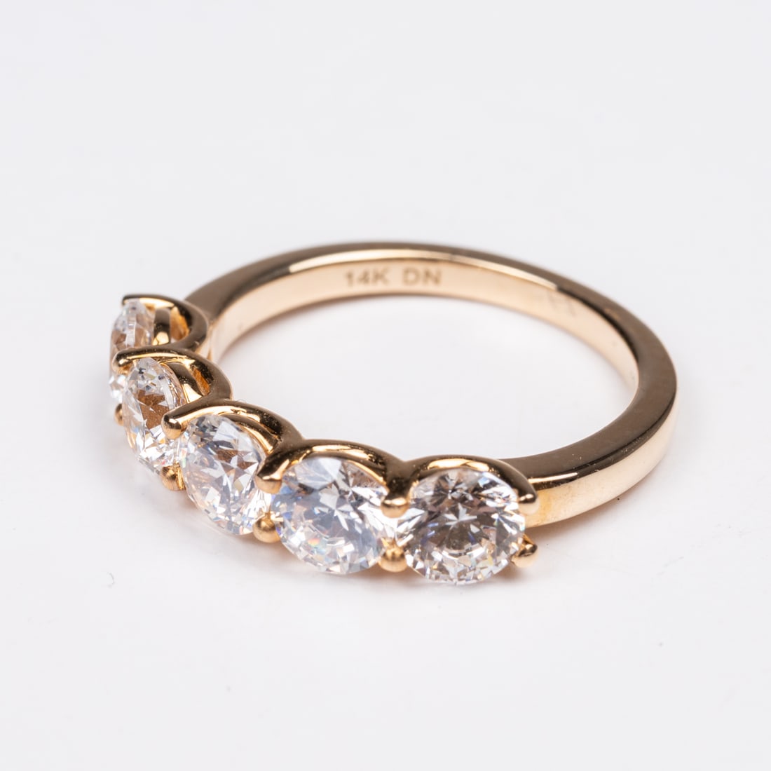 A 14kt Gold and Diamond Ring by Nexus (1 of 8)