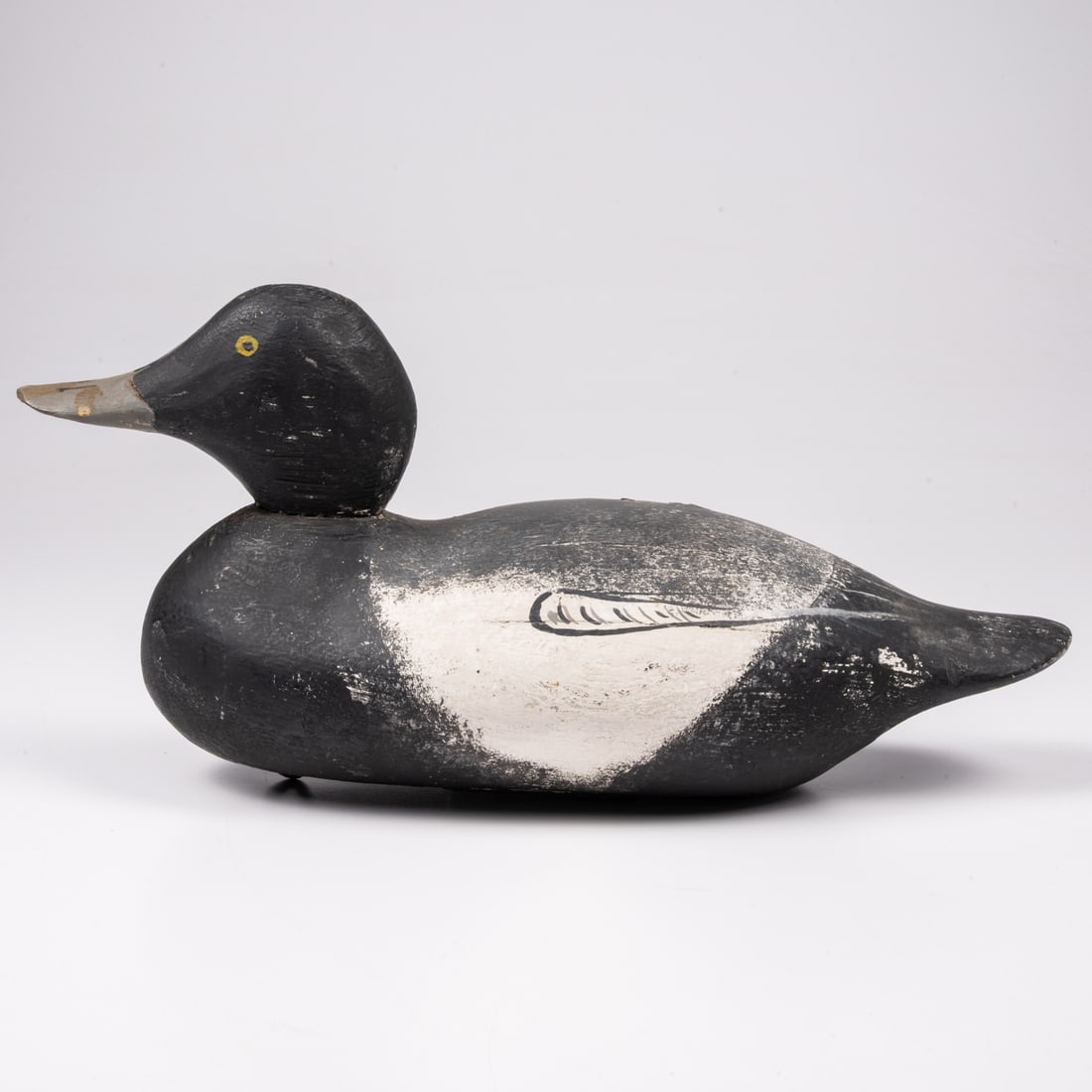Primitive Bluebill Drake Duck Decoy (1 of 9)