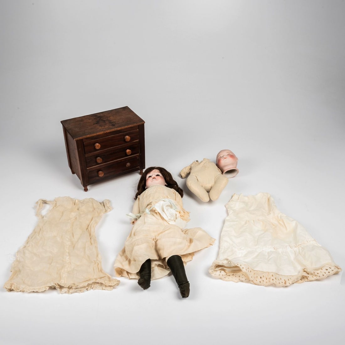 Two German Bisque Dolls (1 of 6)
