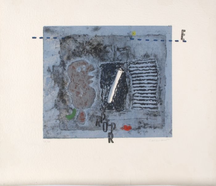 James Coignard (1925-2008) Four Works from Vigiles,: James Coignard (1925-2008) Four Works from Vigiles, Carborundum etchings, All signed and numbered. Dimensions: h: 20 x 25 1/2 in. numbered 65/75 h: 21 1/2 x w: 17 1/2 in. numbered 49/60 h: 18 x w: 22