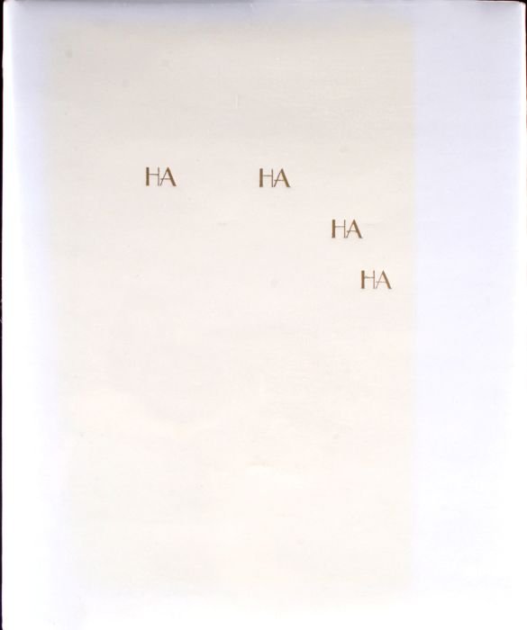 Nicholas Africano (b. 1948) Ha, Ha, Ha, 1989, Book,: Nicholas Africano (b. 1948) Ha, Ha, Ha, 1989, Book, collection of text and offset lithographs, Includes original watercolor by the artist. Provenance: The Collection of Boake and Marian Sells.