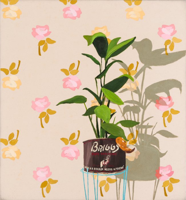 Timothy Callaghan (b. 1976) A Feller's Needs, 2013,: Timothy Callaghan (b. 1976) A Feller's Needs, 2013, Acrylic and oil on canvas, Signed, titled and dated on verso. Dimensions: h: 28 x 26 in. Other Notes: Proceeds to benefit Kent State University, The