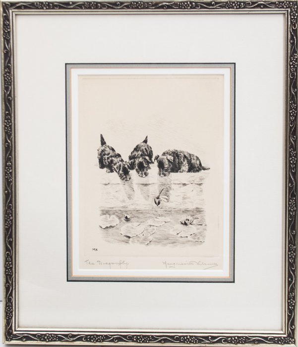 Marguerite Kirmse (1885-1954) The Dragonfly, Etching, (1 of 8)