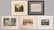 A Collection of Four Colored Lithographs and Etchings