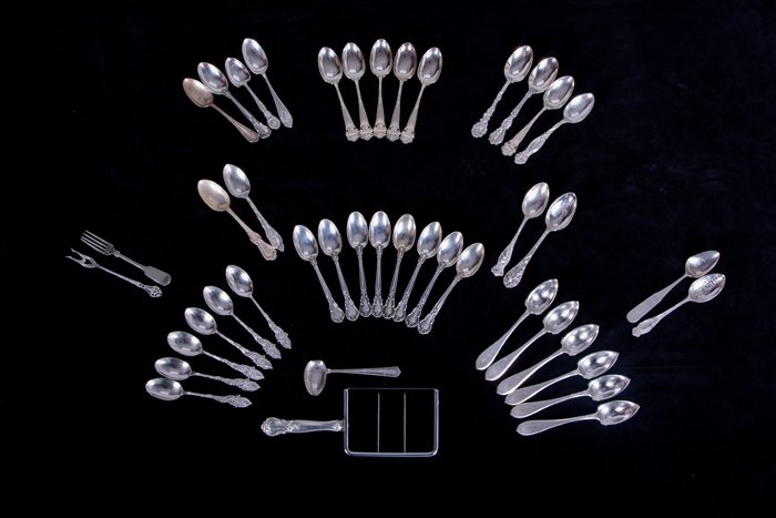A Miscellaneous Collection of Sterling Silver Flatware, (1 of 3)