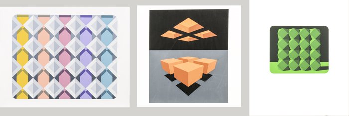 Marko Spalatin (b. 1945) Nebula I and Nautica IIX,: Marko Spalatin (b. 1945) Nebula I and Nautica IIX, Screenprint in colors, Both signed and numbered in lower margin. Together with an unsigned Spalatin print. H: 30 W: 25 Provenance: The Collection of