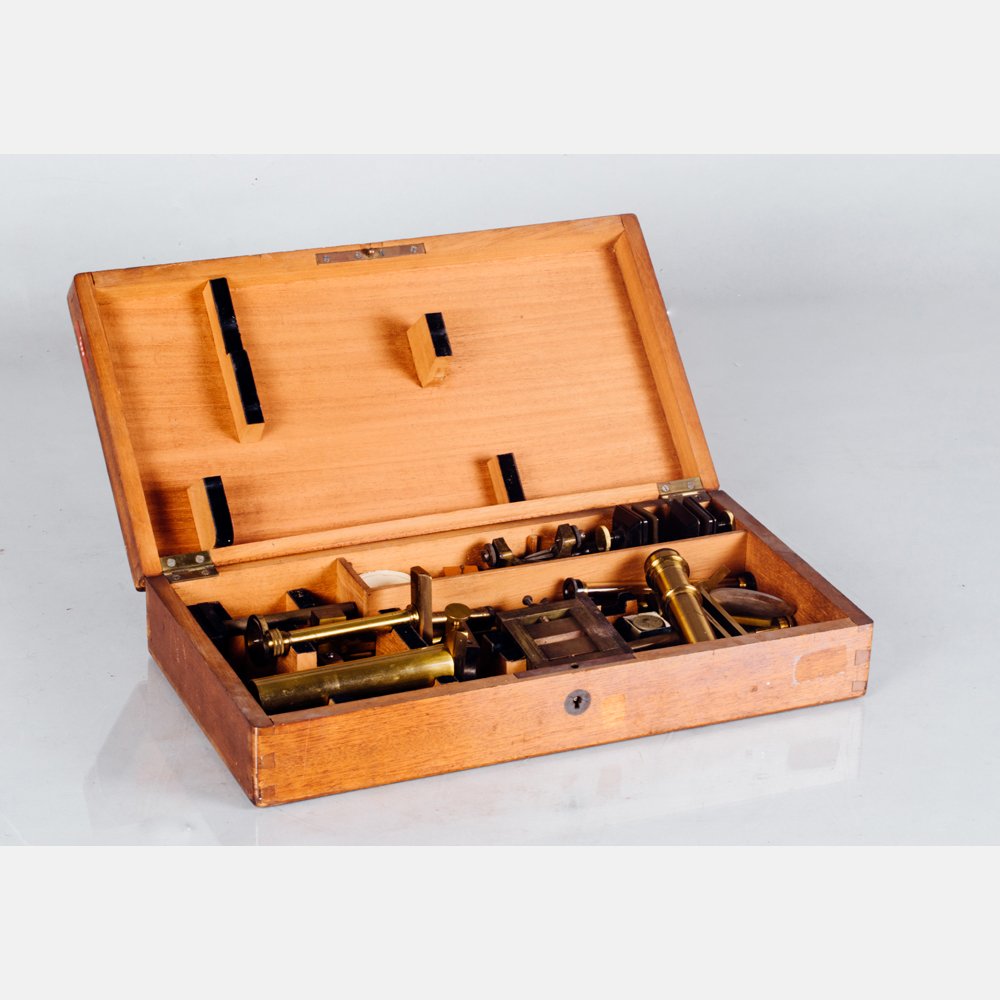 A Box Labeled Optical Bench Parts, Late 19th/Early 20th (1 of 5)