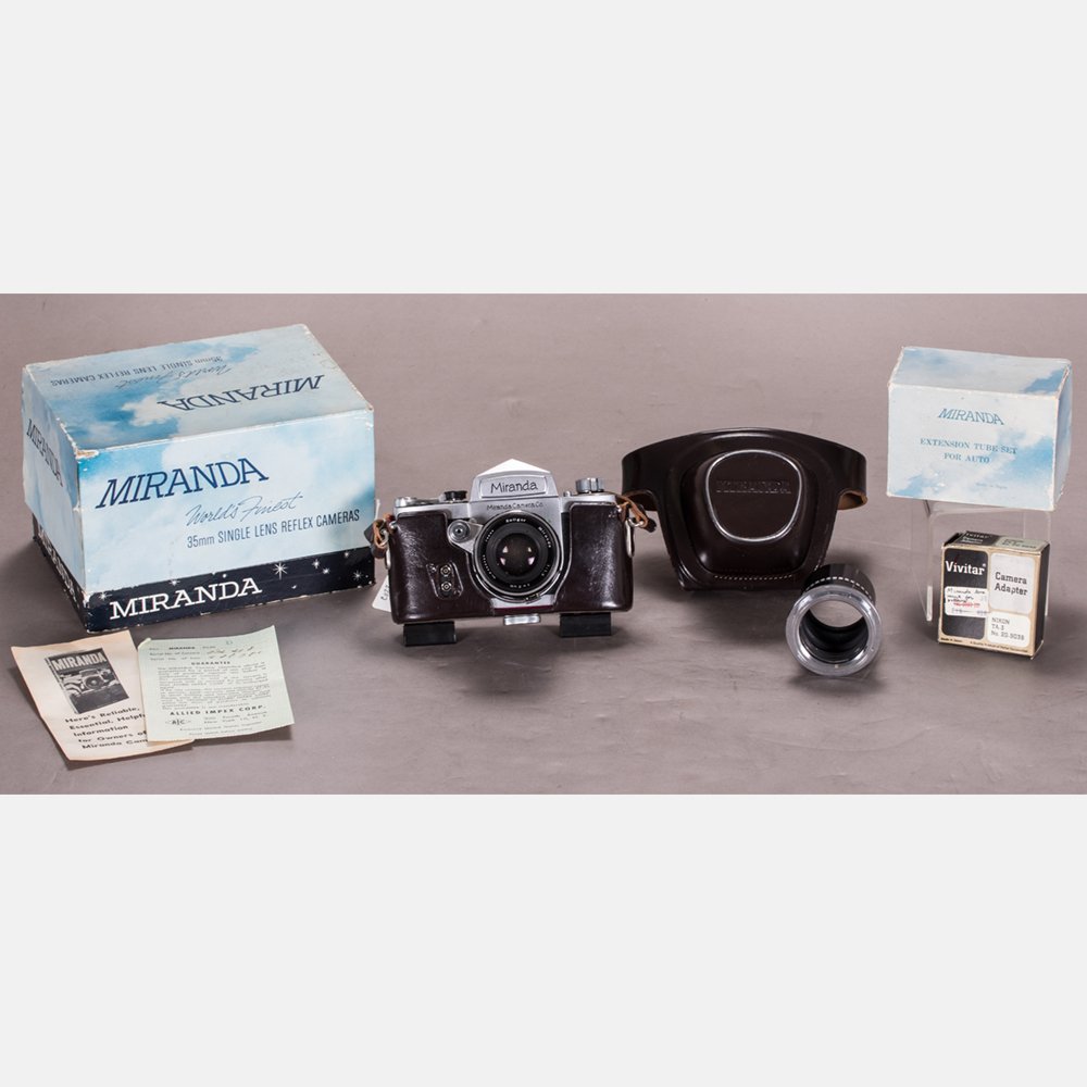 A Miranda Model D 35mm Camera with Soligor f/1.9 Lens, (1 of 2)