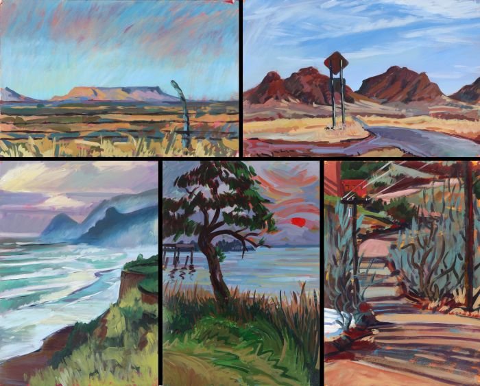 Mark David Gottsegen (1948-2013) Ten Works Depicting (1 of 3)