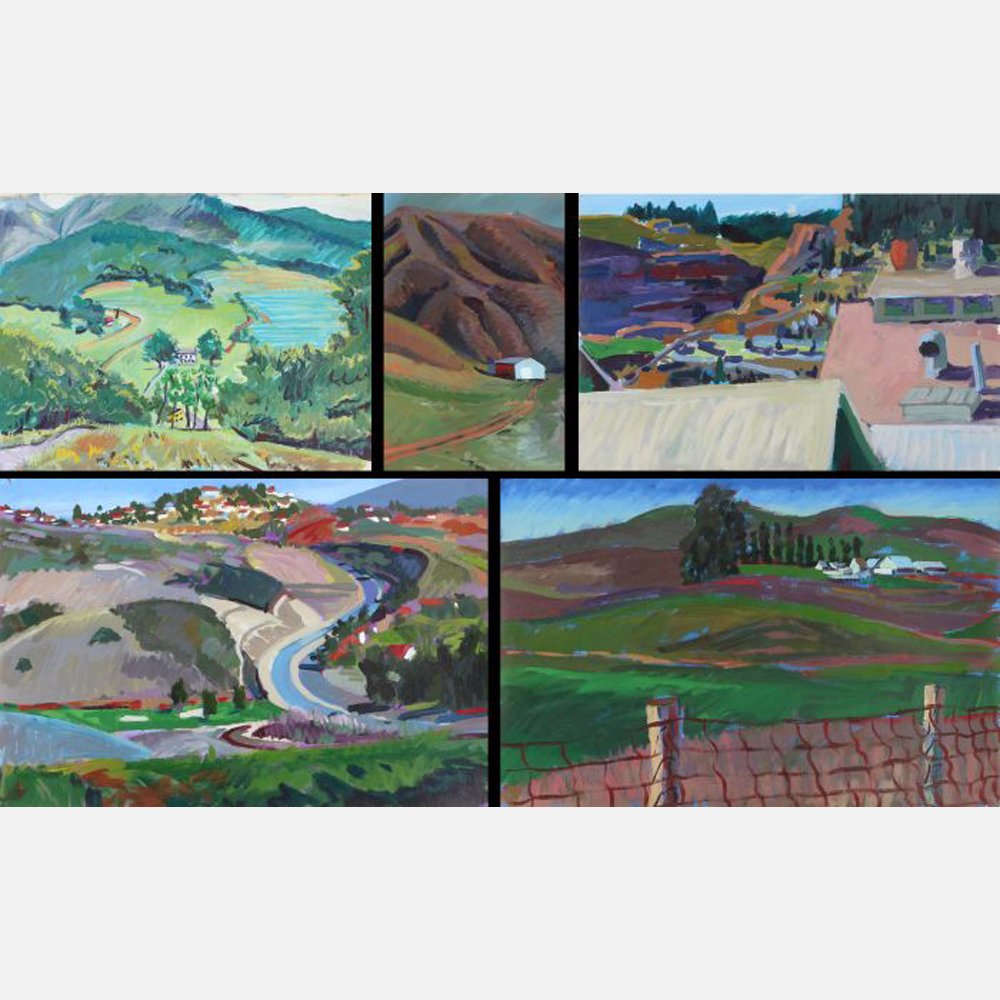 Mark David Gottsegen (1948-2013) Ten Works Depicting (1 of 3)