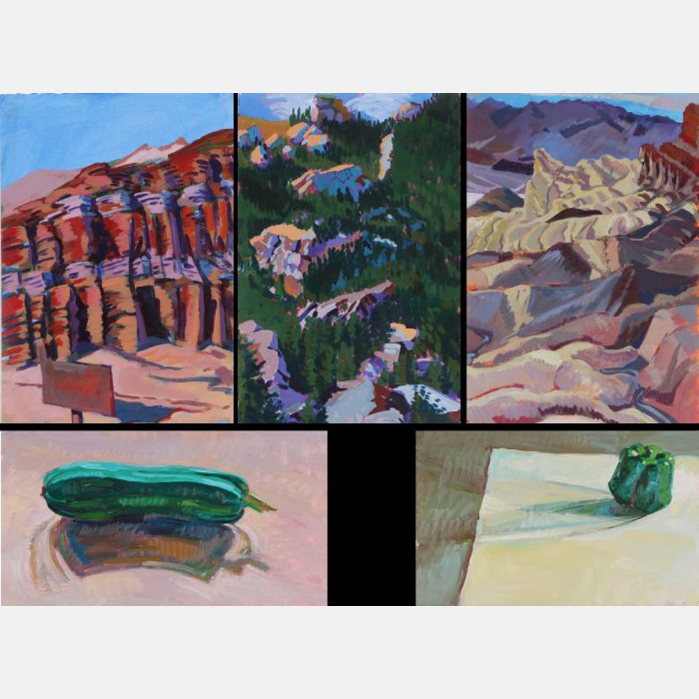 Mark David Gottsegen (1948-2013) Ten Works Depicting (1 of 2)