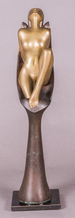 Hans Schleeh (1928-2001) Spring Flower Cast bronze (1 of 7)