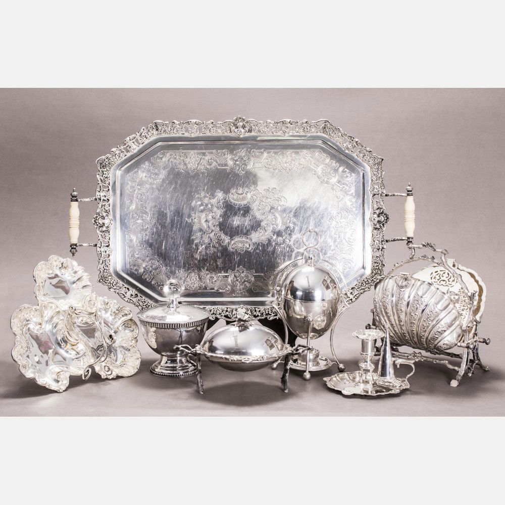 A Miscellaneous Collection of English Silver Plated (1 of 3)