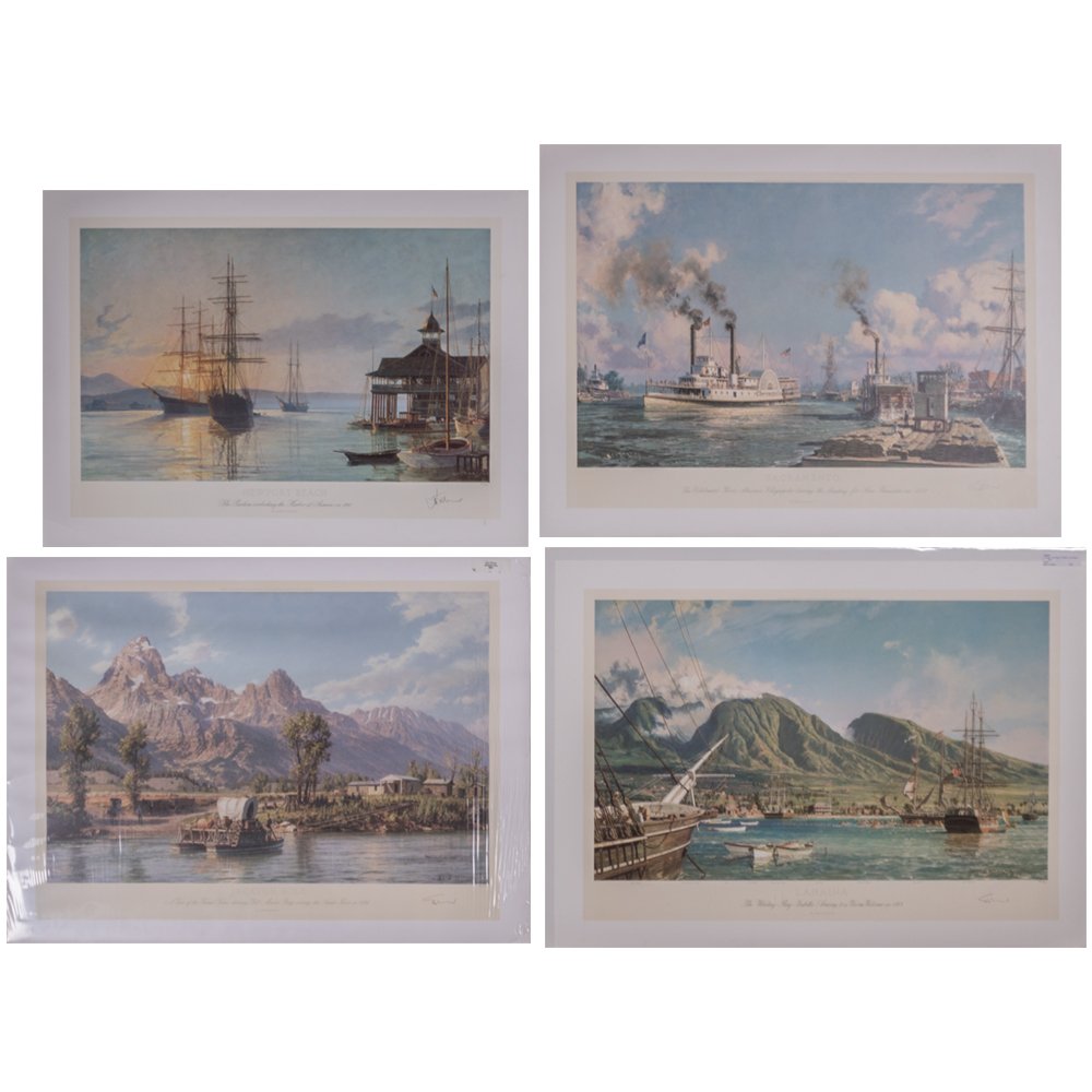 John Stobart (b. 1929) A Collection of Four Works (1 of 6)
