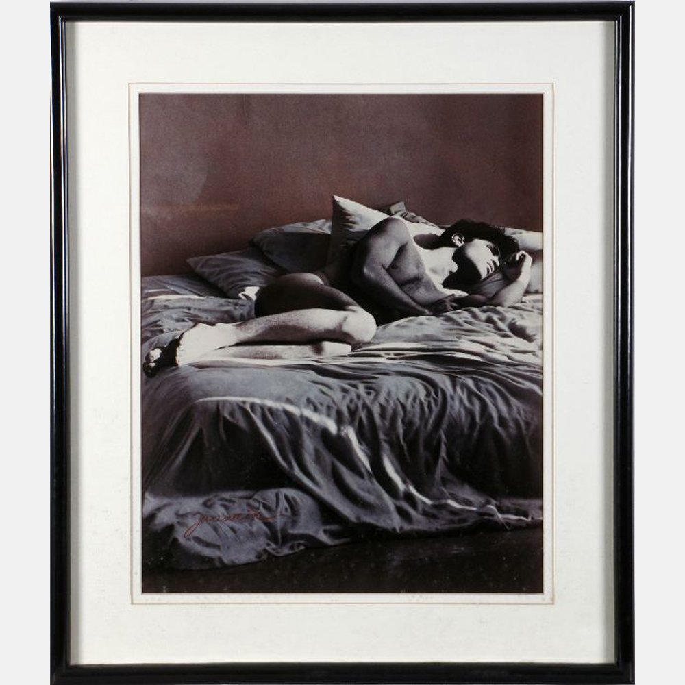 Paul Jasmin (b. 1935) Sleeping Man, Collotype on paper, (1 of 2)