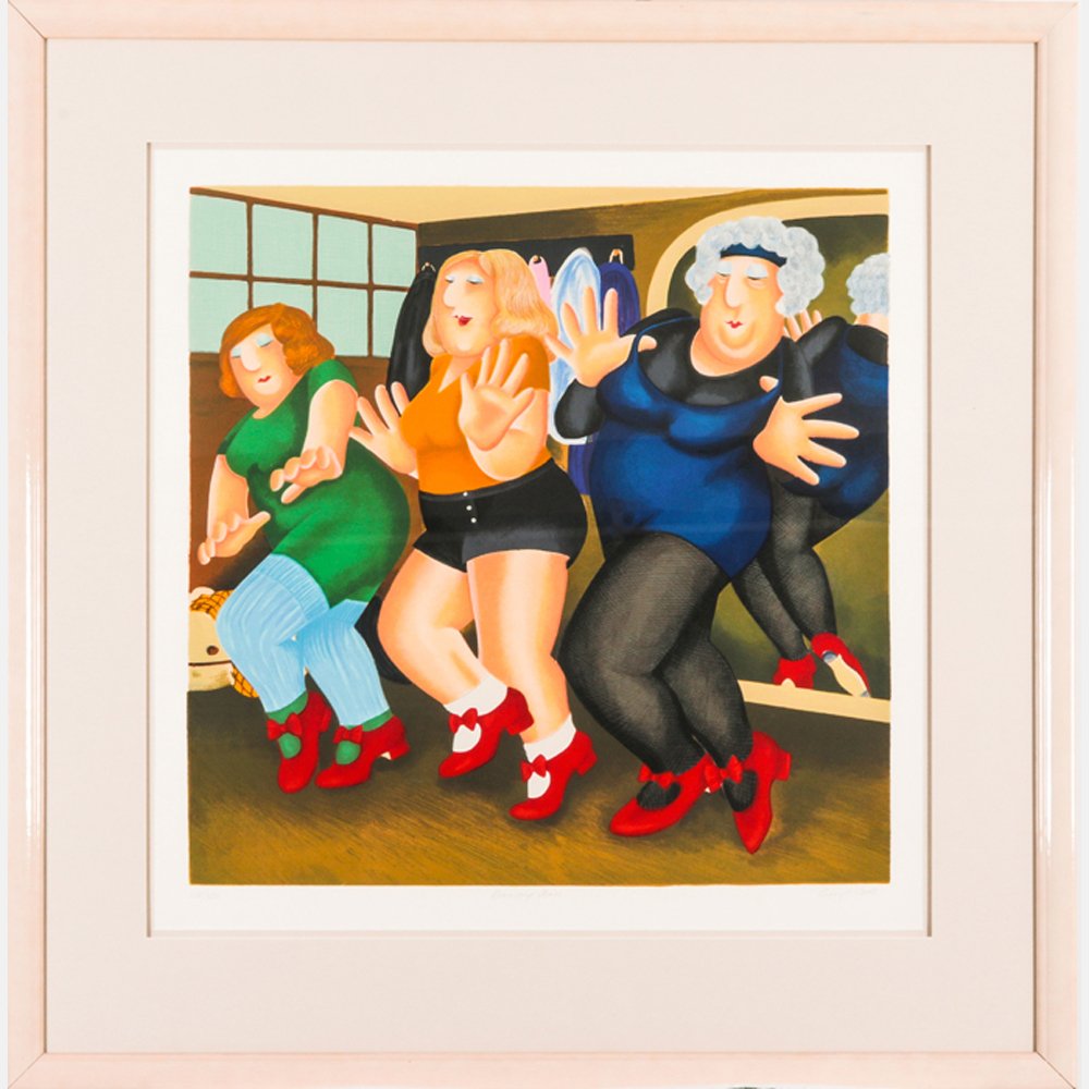 Beryl Cook (1926-2008) Dancing Class, Serigraph, (1 of 6)