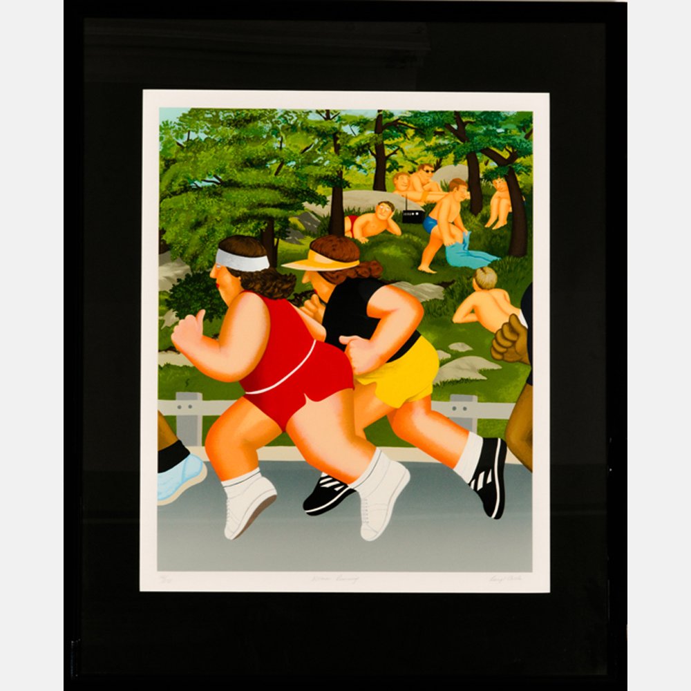 Beryl Cook (1926-2008) Women Running, Screenprint, (1 of 7)