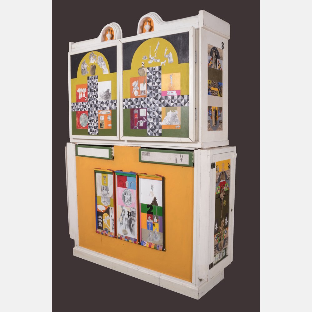 Hazel Janicki Schock (1918-1976) The Drapery Box, Wood (1 of 10)