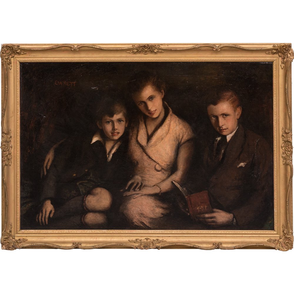 Raymond Everett (American, 1885-1948) Portrait of Three (1 of 6)