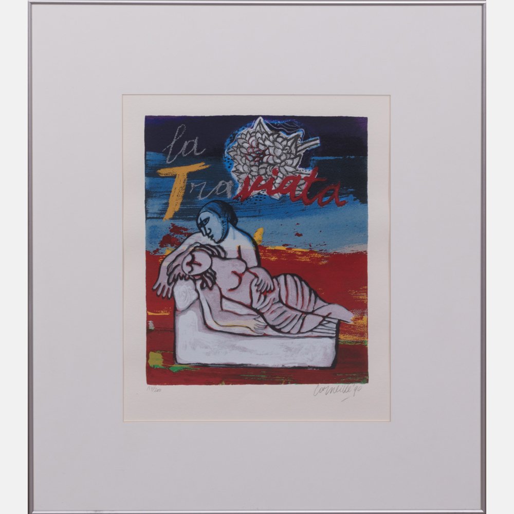 Guillaume Corneille (1922-2010) La Traviata, (1 of 5)