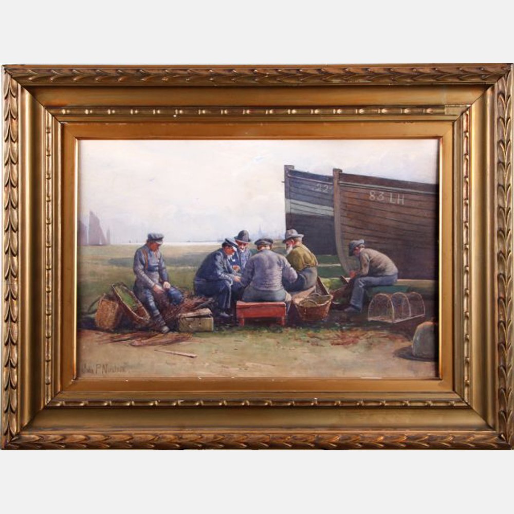 John P. Nicolson (act. 1885-1913) Untitled, Watercolor (1 of 3)