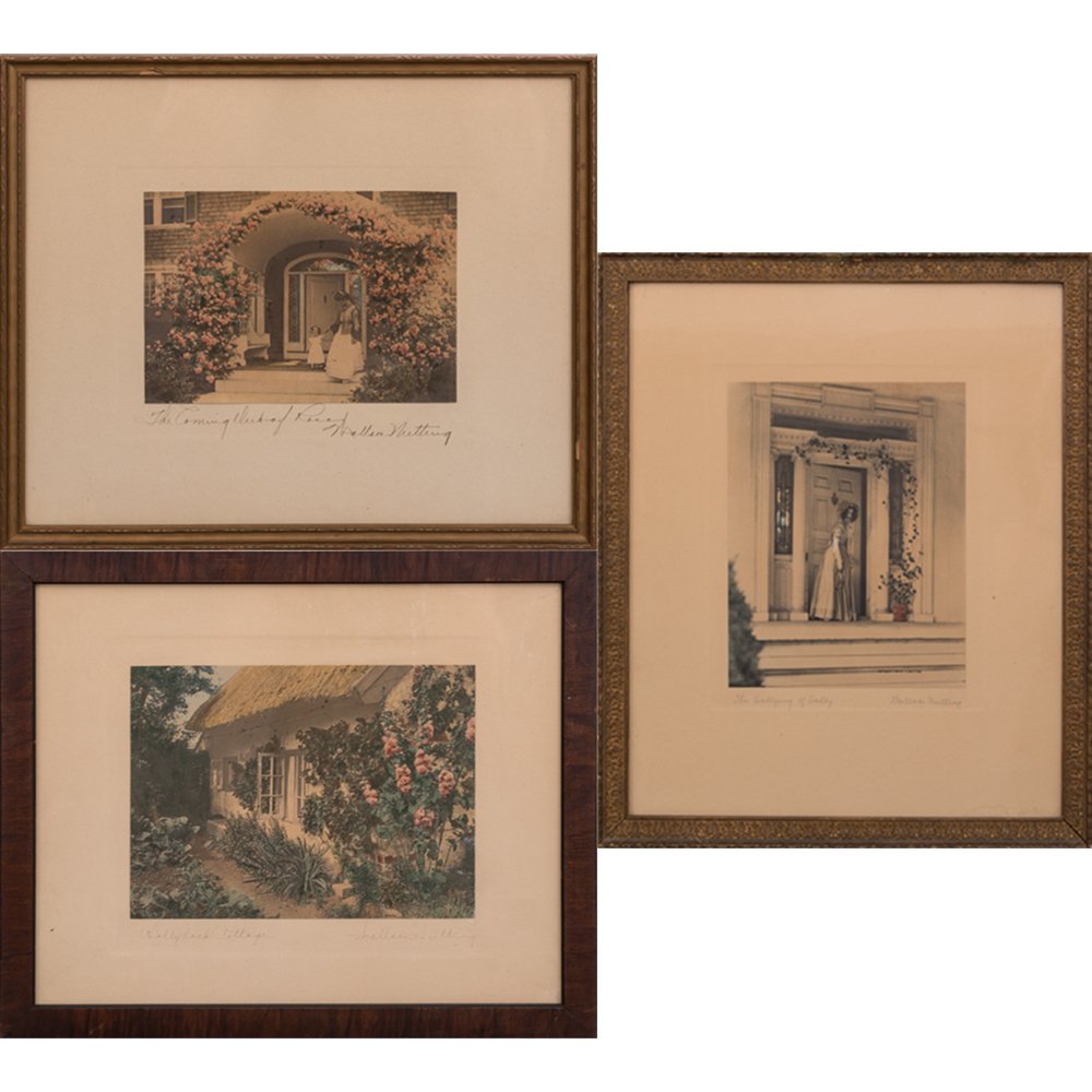 A Collection of Three Hand Colored Photographs (1 of 4)