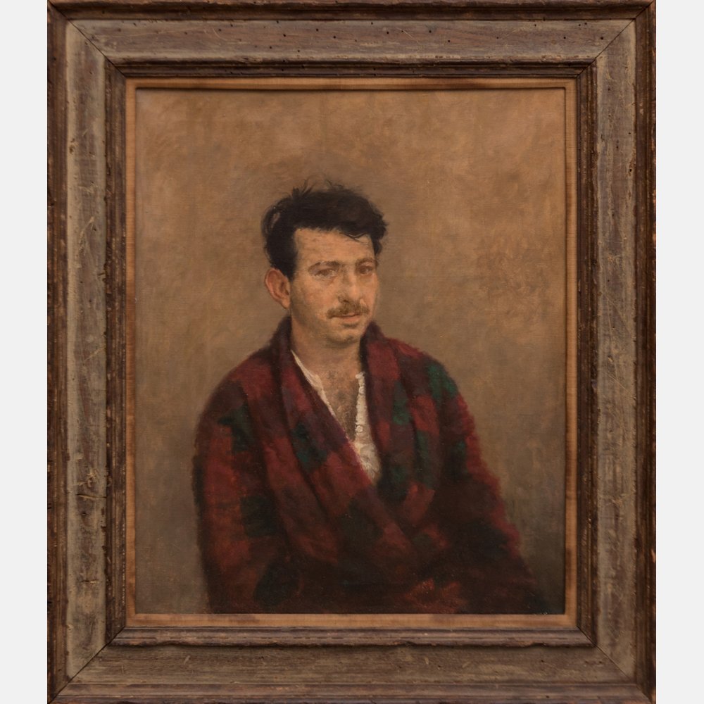 Herbert Steinberg (1928-1987) Early Self Portrait, Oil (1 of 1)