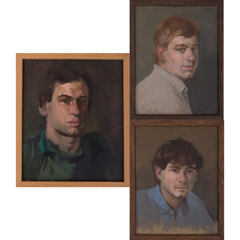 Herbert Steinberg (1928-1987) Three Male Portrait (1 of 1)